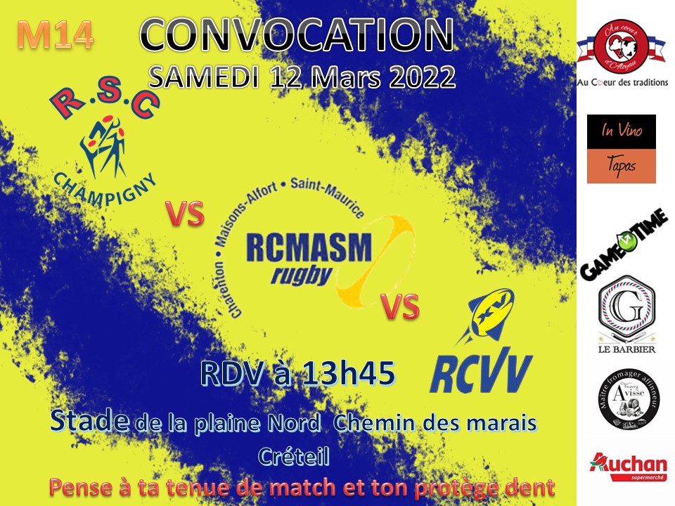 RCMASM Minimes M 14 Convocation