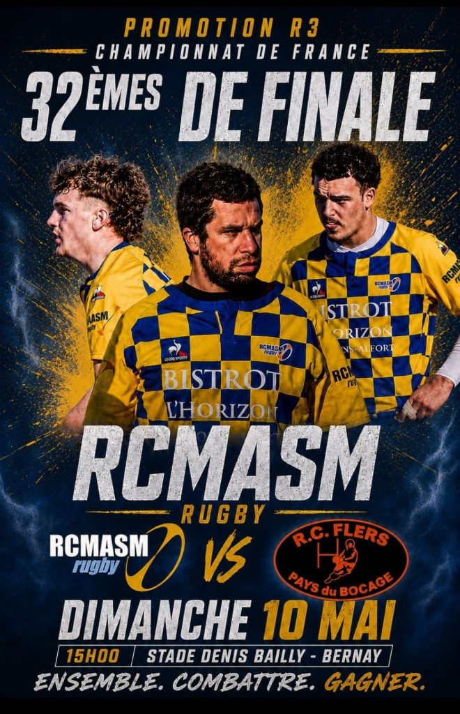 RCMASM Seniors 32eme finale
